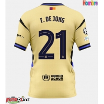 Camiseta Barcelona Frenkie de Jong #21 Visitante Equipación 2025-26 manga corta